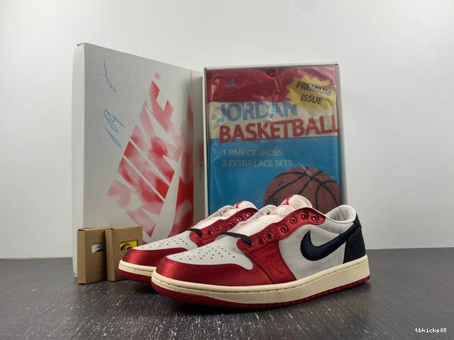 Reps TBkick x OG Low Air 1 FN0432-100 Trophy Room Away Jordan 0722
